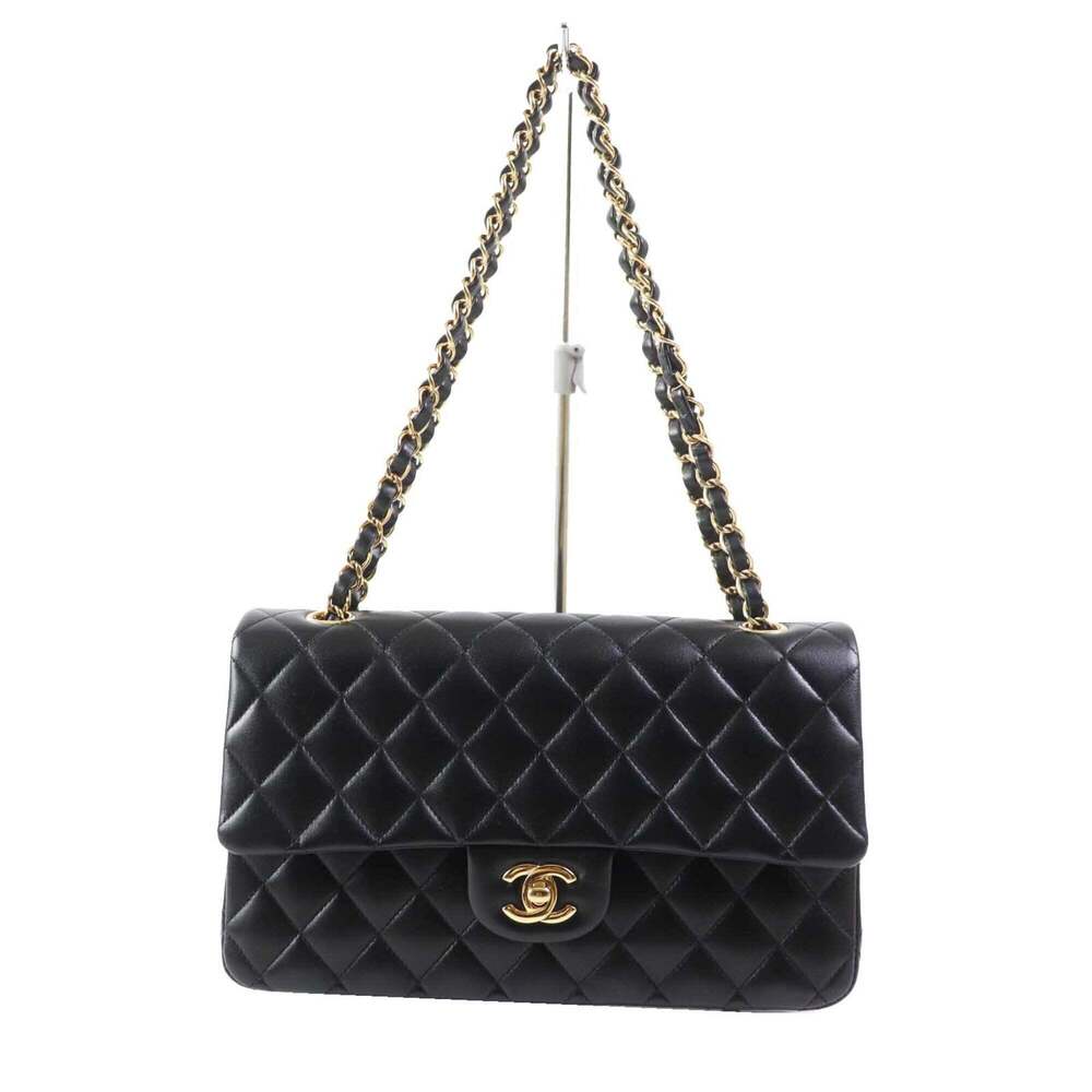 CHANEL A01112 Matelassé 25 Lambskin Shoulder Bag, Random Serial Number, Doubl...